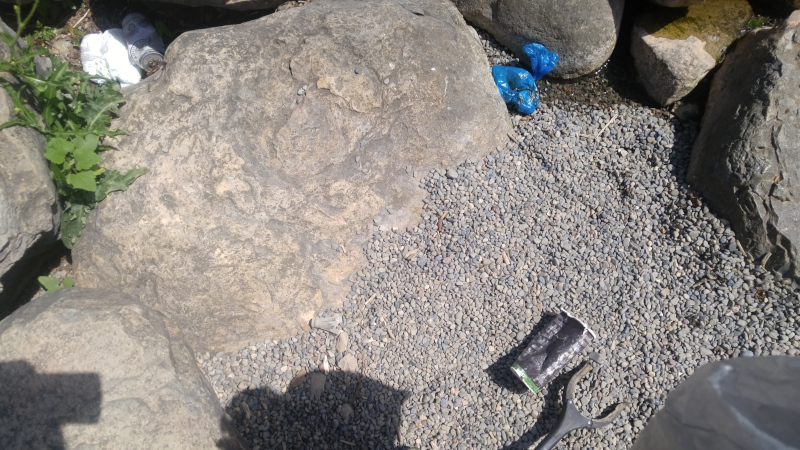 Trash in Rocks